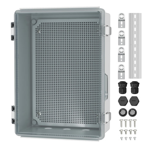 Joinfworld clear outdoor enclosure lid view enables quick status checks of internal gear