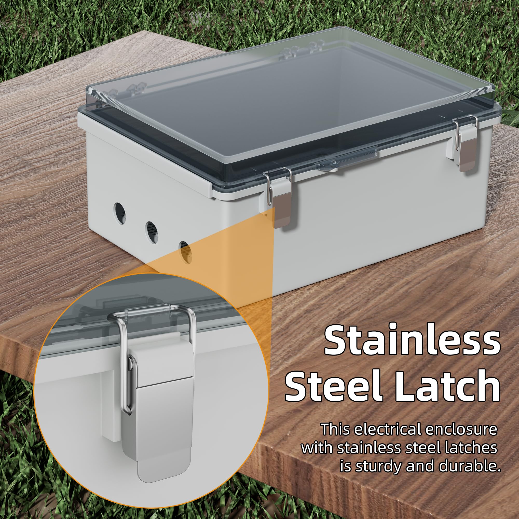 Joinfworld wall brackets enable secure outdoor mounting