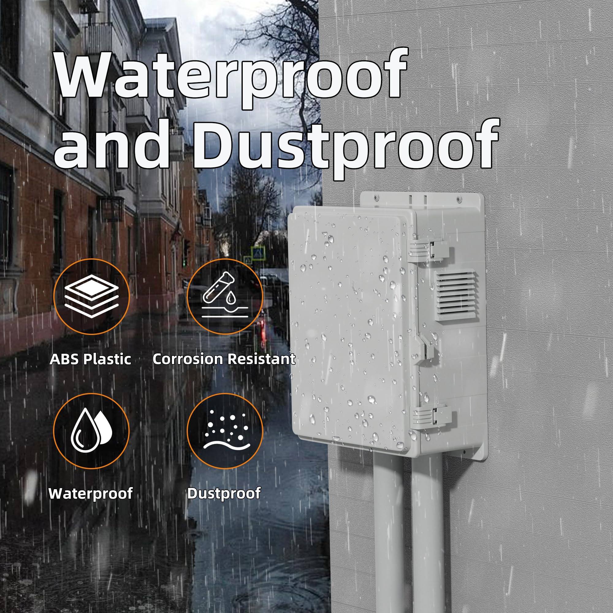 Joinfworld lockable panel and seal emphasize secure outdoor use.