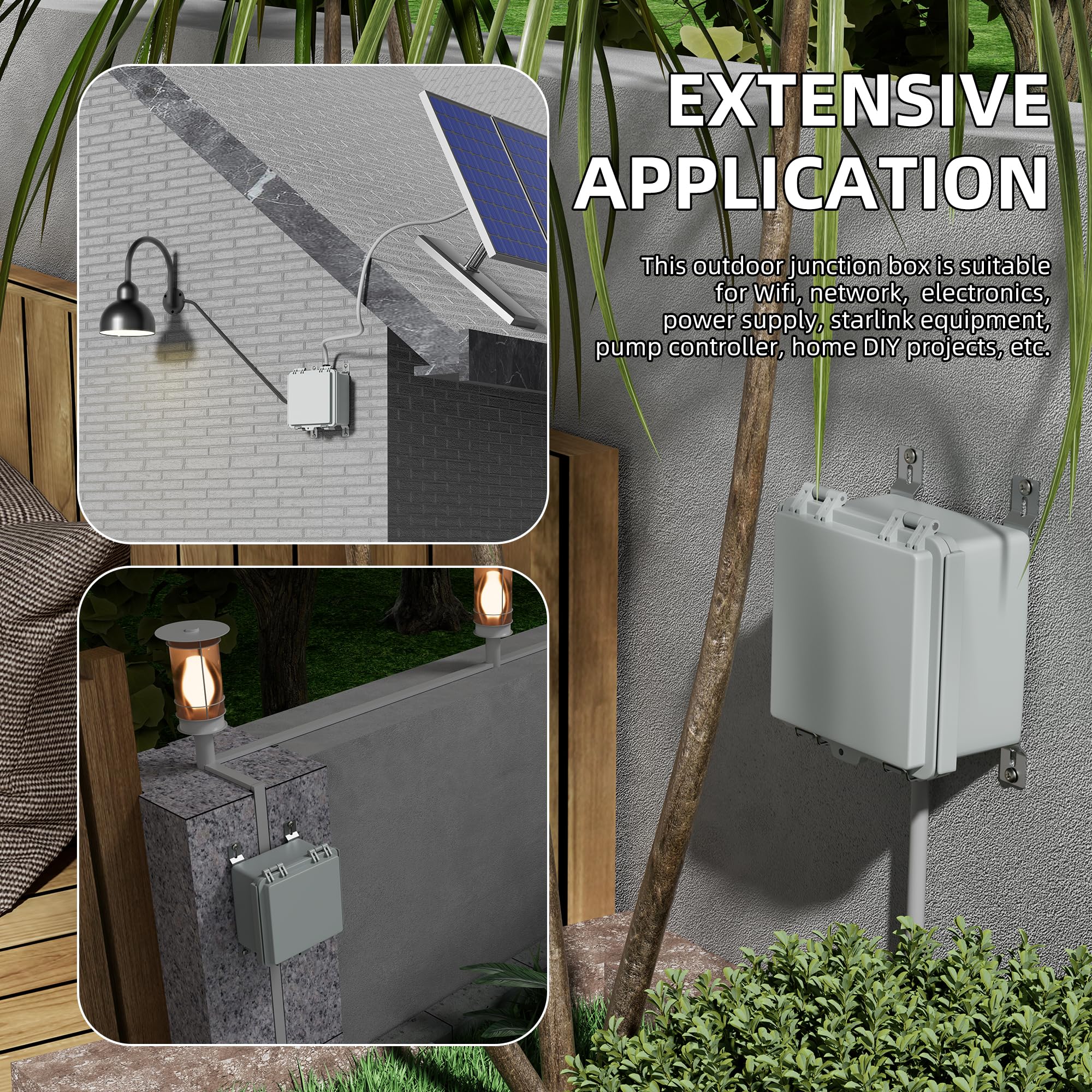 Ideal for WiFi, solar, and marine electronics installations
