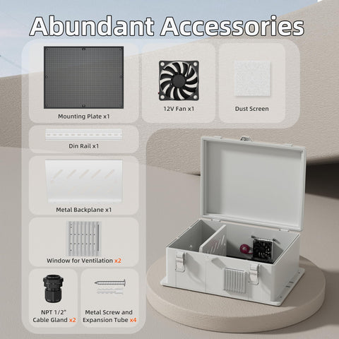Joinfworld waterproof dust screen and buckles protecting contents outdoors