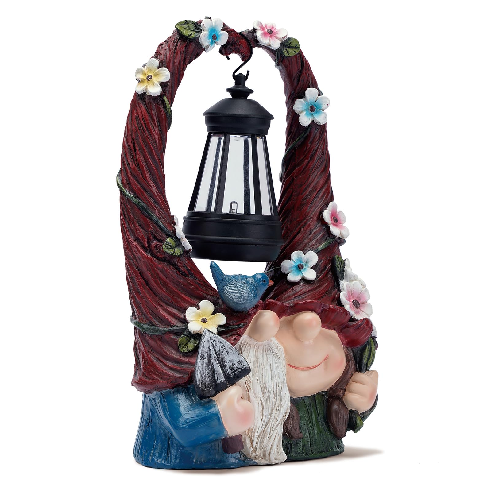 Joint Honglin outdoor gnome with weatherproof coating for year-round use