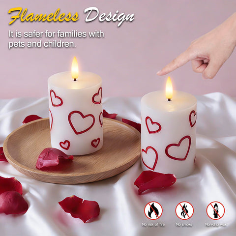 JOIONE battery-operated LED candles ideal for dinner date ambiance