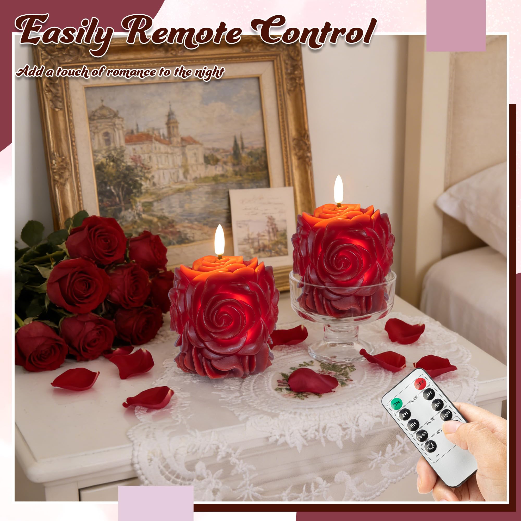 JOIONE Rose candle gift pack elevates romantic occasions with glow