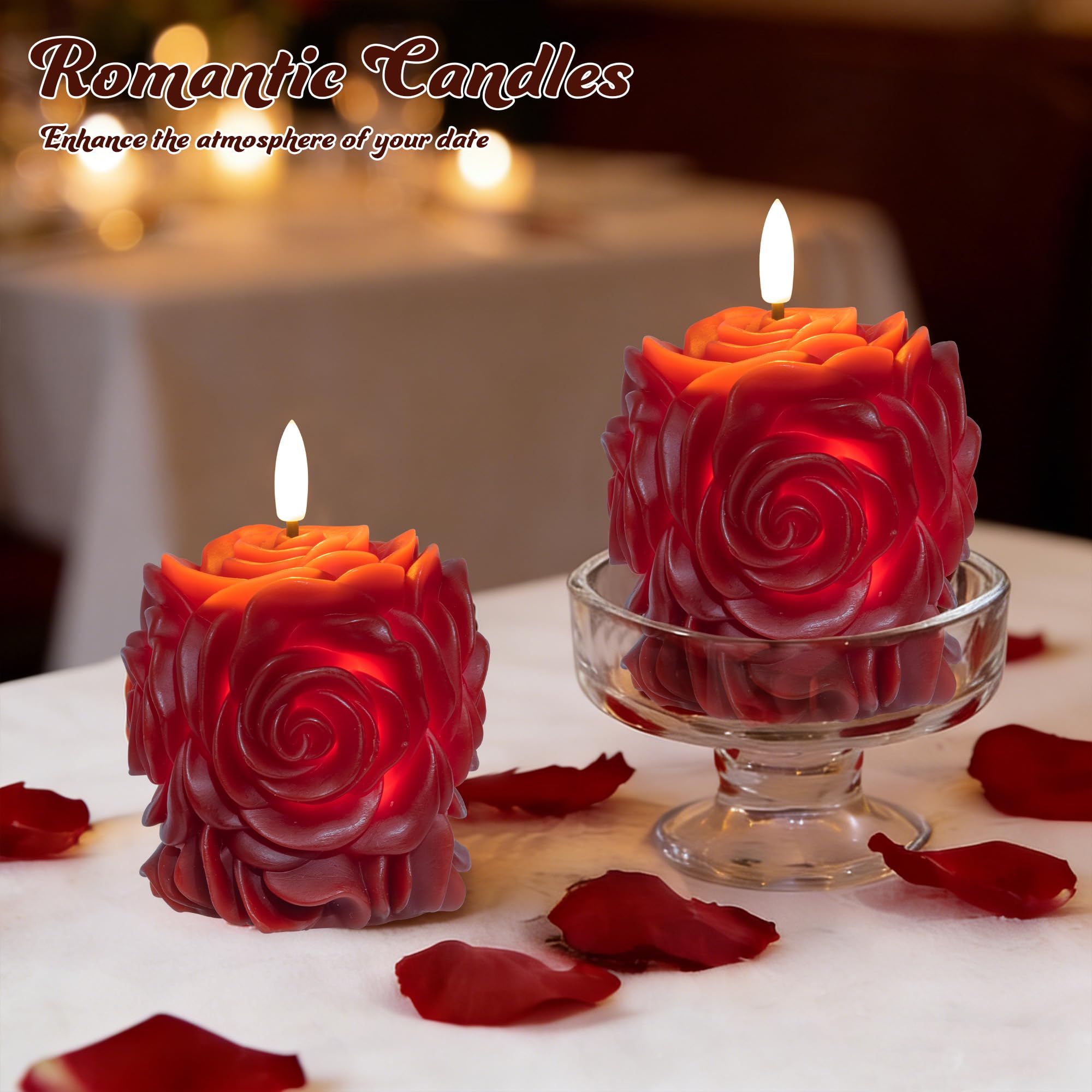 JOIONE Safe flameless candle suitable near food and fabrics