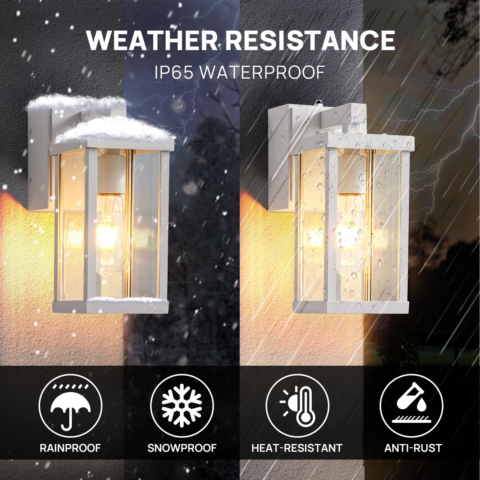 JOKAONOTL open-bottom bulb access simplifies bulb replacement.
