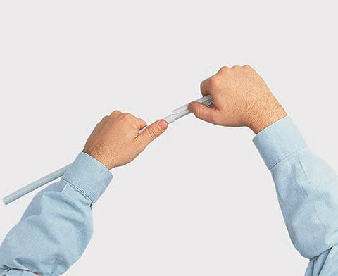 Jokari Secura No.27 close-up of soft thumb protector reducing slip risk.