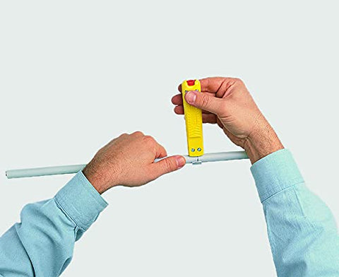 Jokari Secura No.27 in hand demonstrating 2-Compound design for 8–28 mm cables.