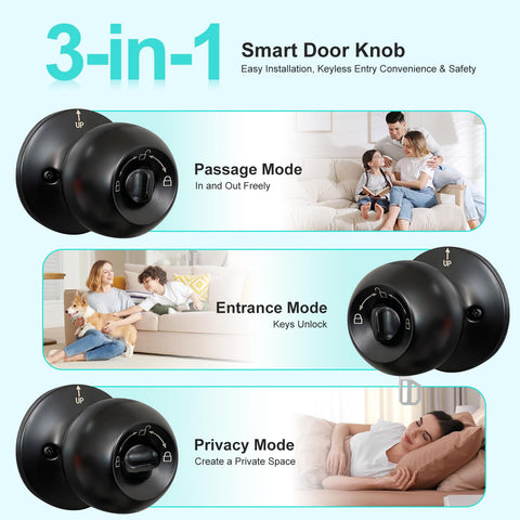 JO.KO fingerprint lock side profile showing compact design for easy installation