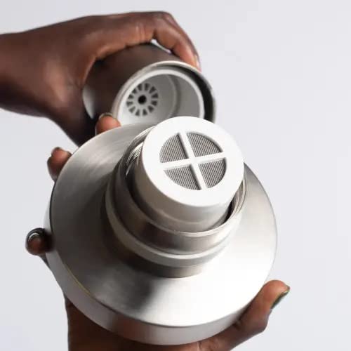 Jolie-filtered showerhead showing the filter inside the neck for optimal performance