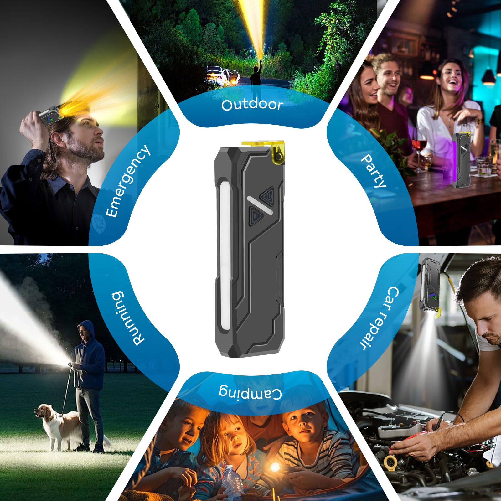 Jolimark rugged aluminum body offers durable, lightweight outdoor use