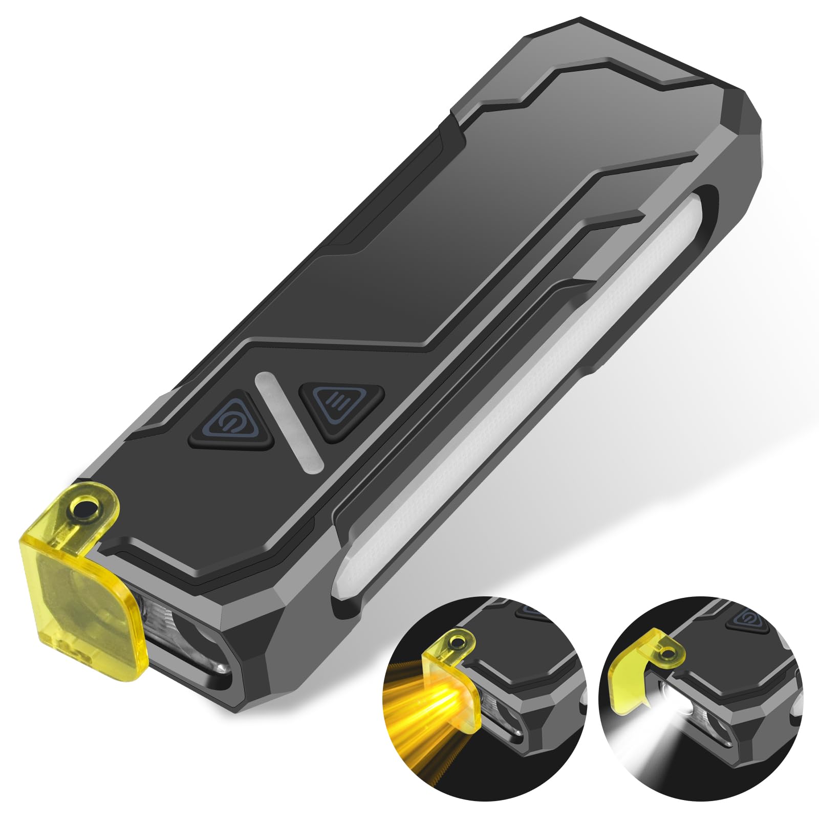Jolimark water-resistant EDC flashlight ready for rain and splashes