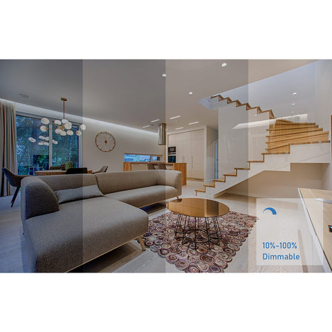 Jolux extended-length 5/6-inch can light fits varied ceiling depths for flexible retrofits