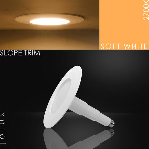 Close-up of Jolux bevel trim offering a sleek finish.