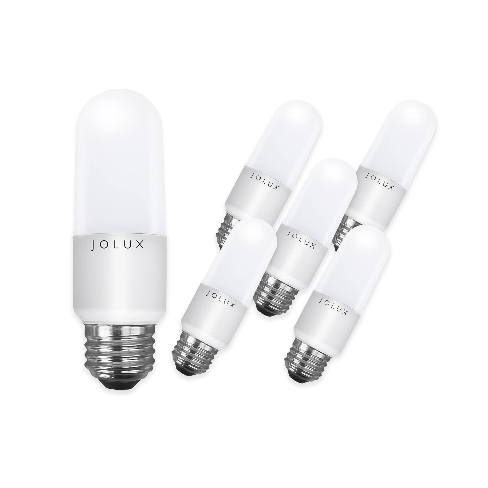 Jolux LED stick bulb daylight in an enclosed fixture for bright, energy-saving lighting.