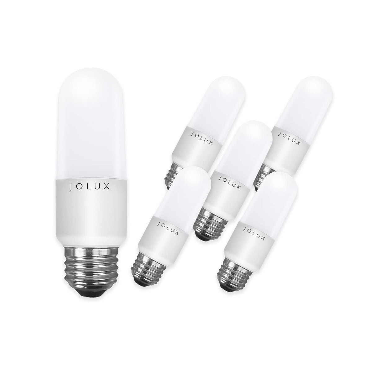 Jolux LED stick bulb daylight in an enclosed fixture for bright, energy-saving lighting.