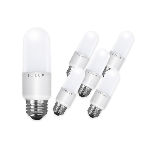 Jolux LED stick bulb daylight in an enclosed fixture for bright, energy-saving lighting.
