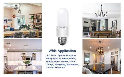 Jolux slender cylinder design fits tight ceiling spaces.