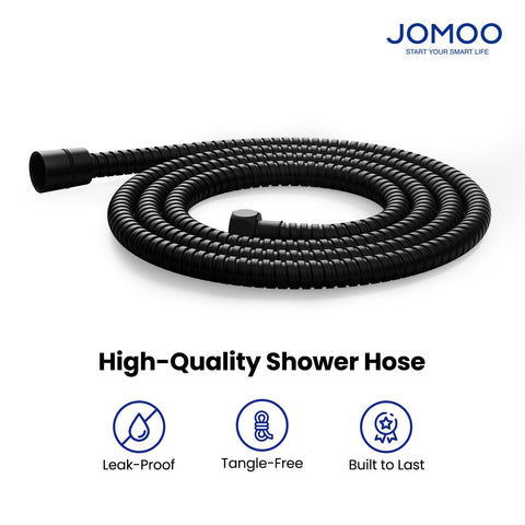 JOMOO anti-tangle design prevents knots for a smoother shower experience.