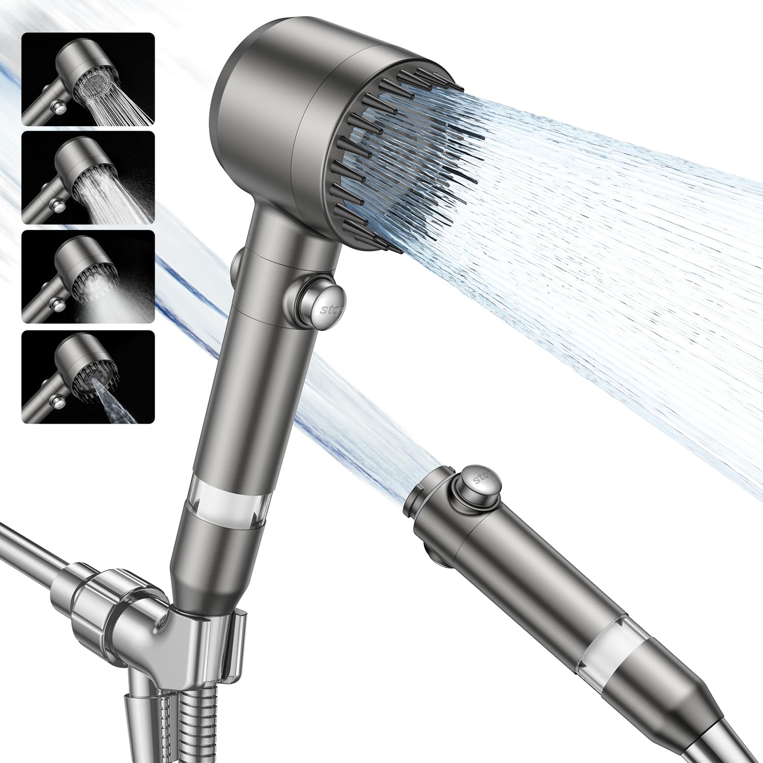 JOMST filtered shower head handheld for flexible rinsing and targeted flow.