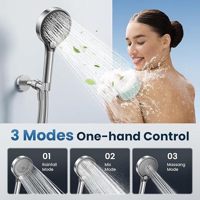 JOMST water-efficient design keeps pressure while saving water and energy.