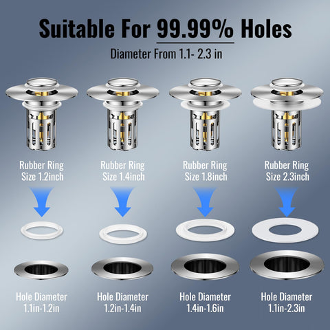 JOMSTHOME compact stopper set ready for daily bathroom use
