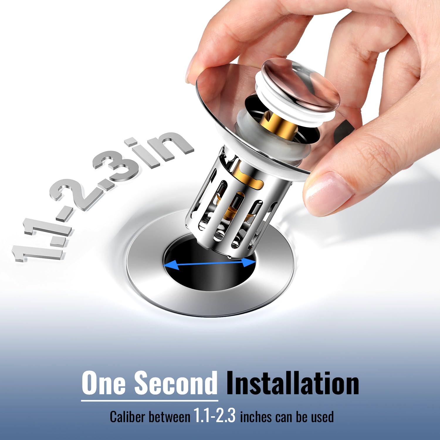 JOMSTHOME turbo drainage design provides fast water flow