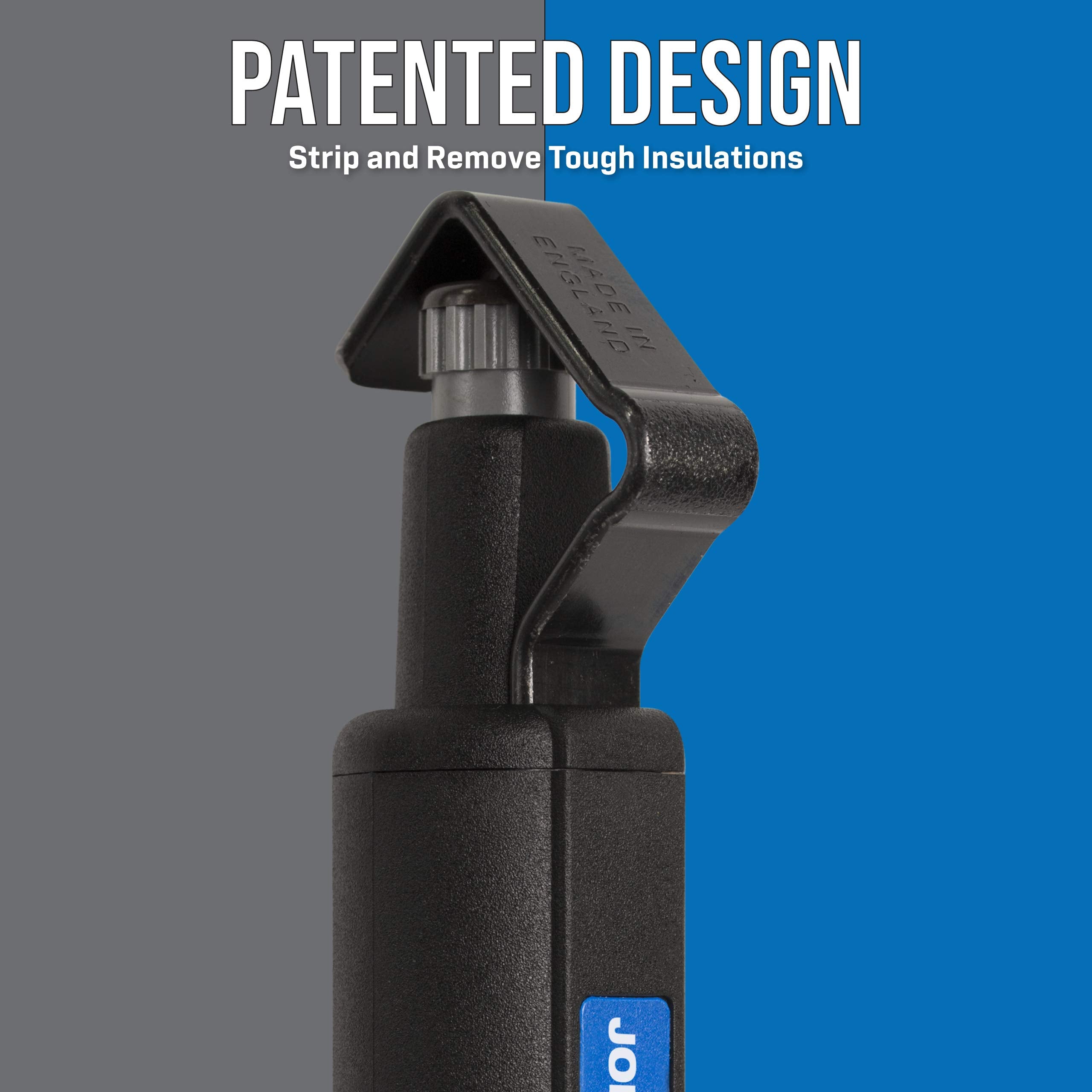 Jonard Tools CST-1900 demonstrates spiral stripping for tough insulation.