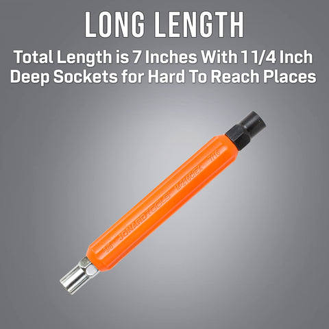 Jonard Tools M-216C/EX 7/8-in handle delivers improved torque and control.
