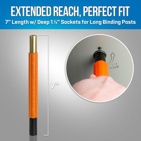 Jonard Tools M-216C/RX heat-treated alloy steel sockets deliver lasting durability.