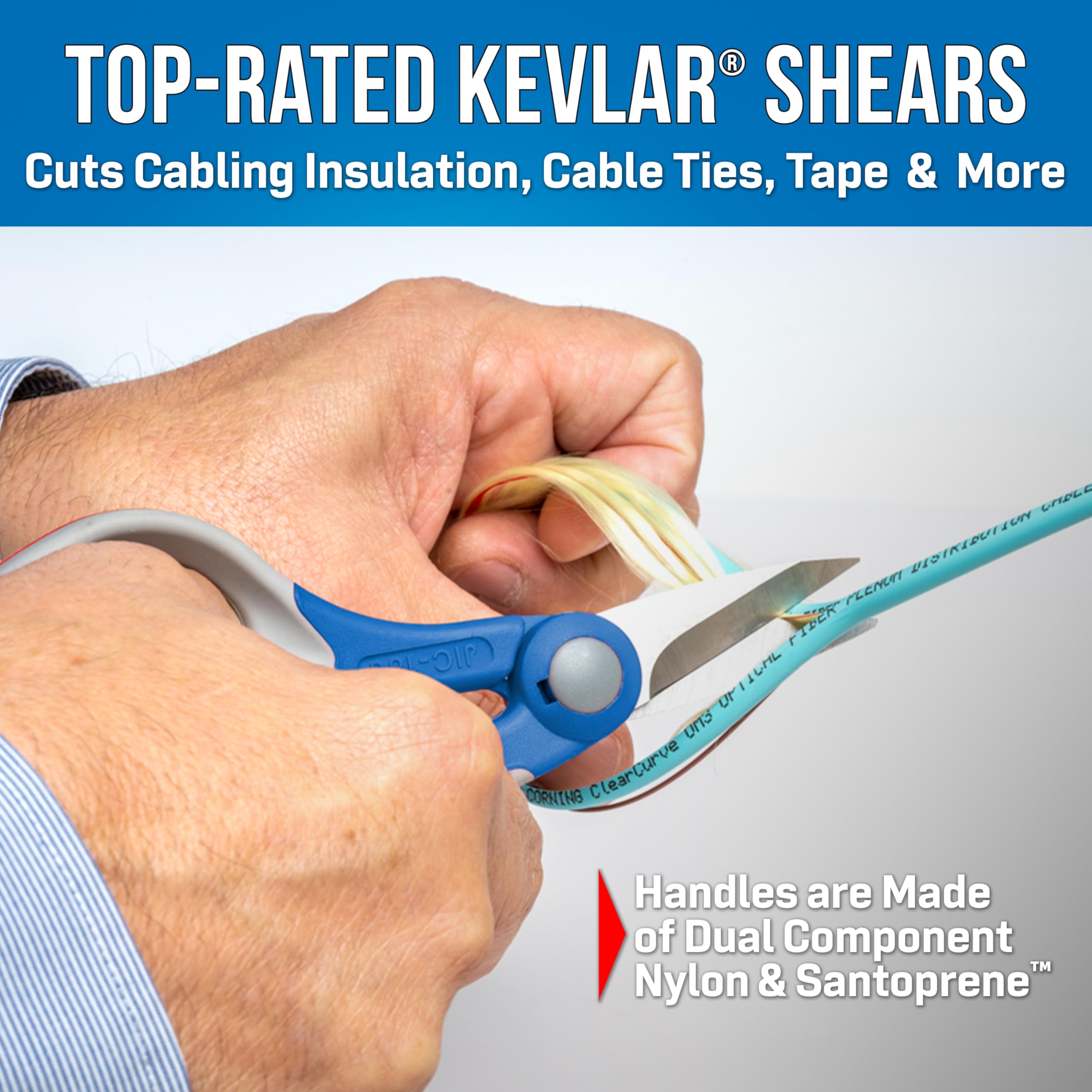 Jonard Tools TK-325 adjustable joint screw enables precise blade alignment.