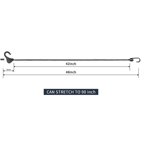 Joneaz heavy-duty bungee with 8mm core showing strong elasticity