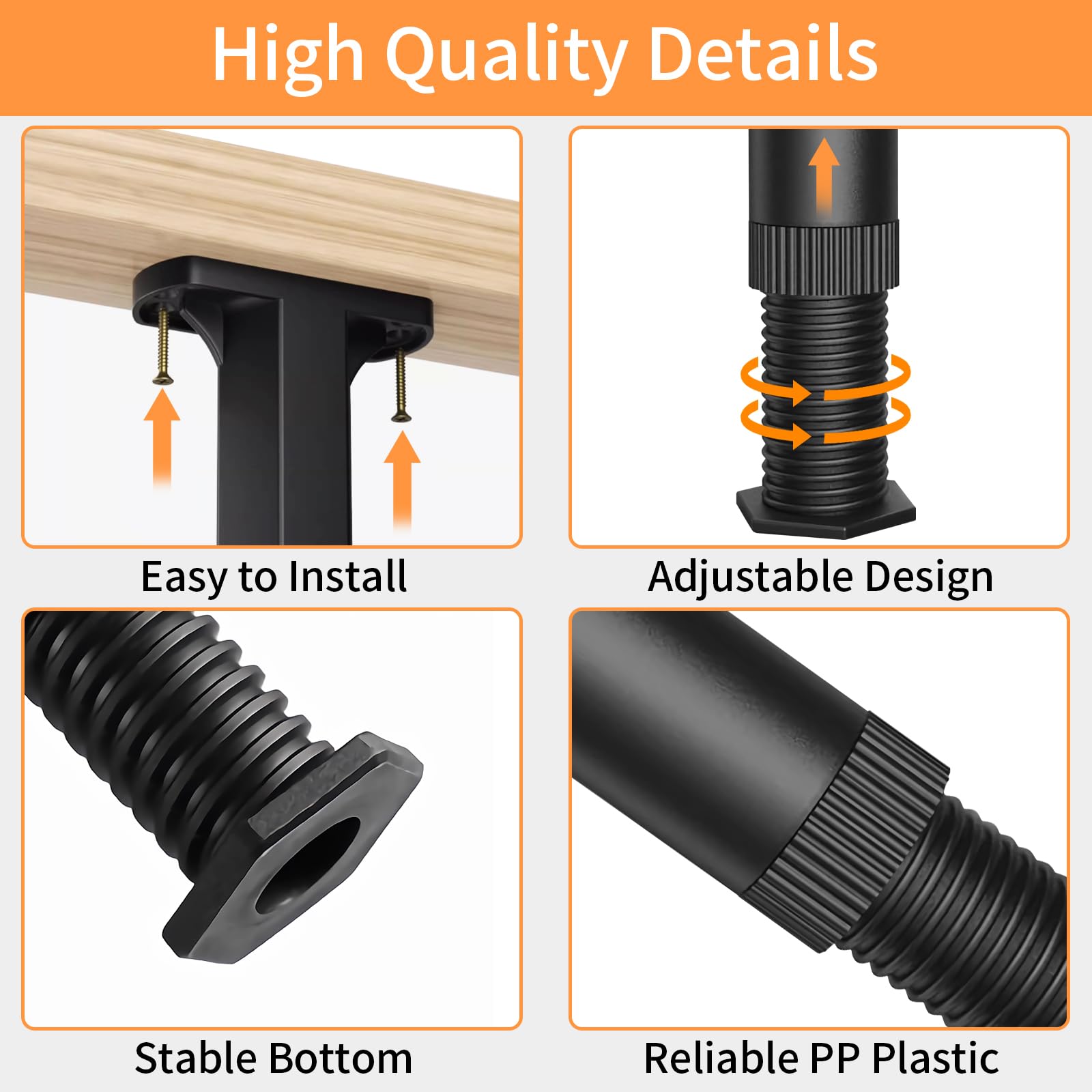 Jonkehai easy installation with included screws for quick setup.