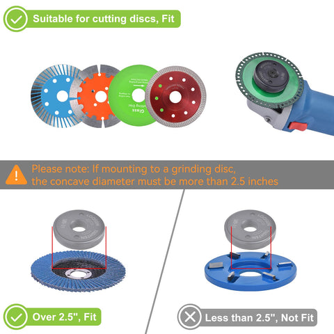 JonPhoe two piece grinder nut set for versatile use