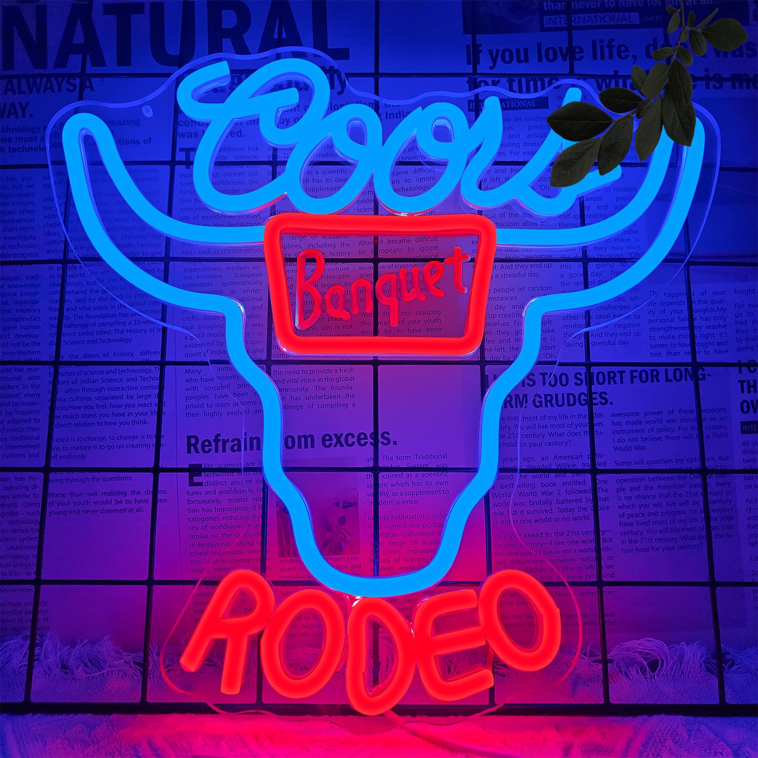 JooeTuu Beer Neon Sign wall decor with warm retro glow for home bars