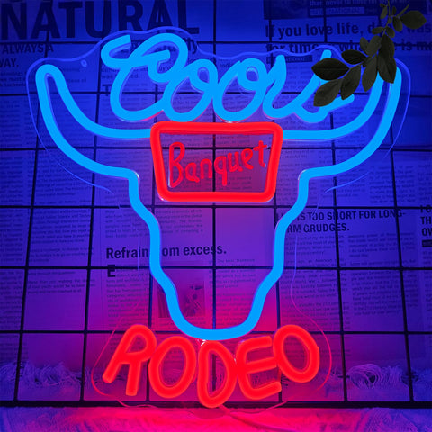 JooeTuu Beer Neon Sign wall decor with warm retro glow for home bars