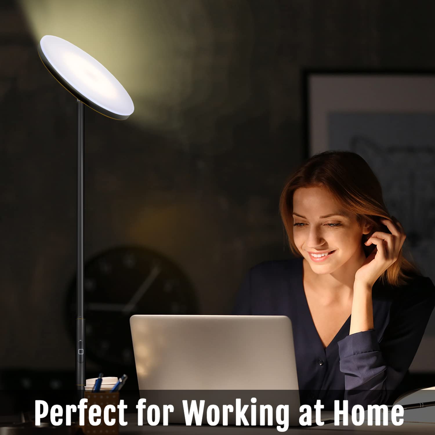 JOOFO floor lamp stands 175 cm tall for living room lighting.
