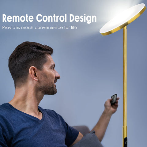 JOOFO floor lamp anti-glare design protects eyes during long reading