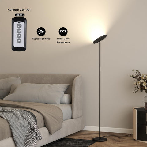 JOOFO tall lamp at 69 inches brightens corners and reduces dim spots
