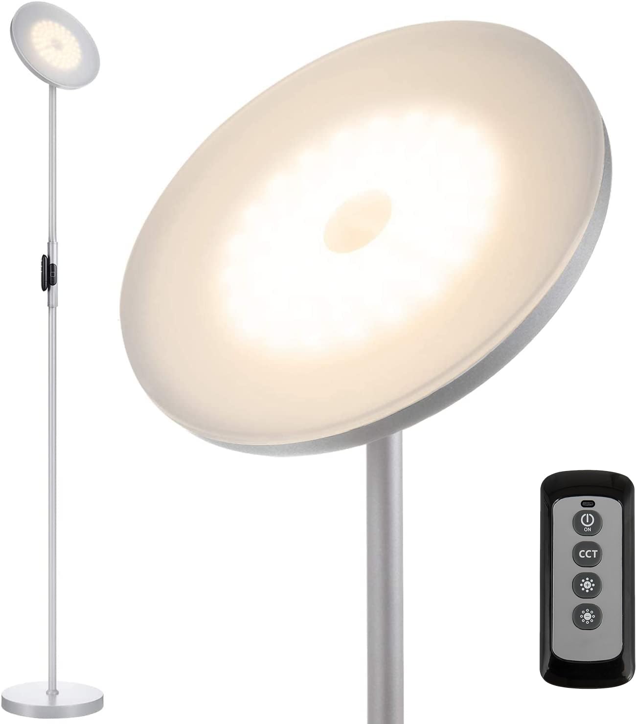 JOOFO floor lamp remote control for easy, sofa-side lighting control.