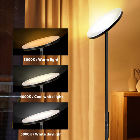 JOOFO tiltable head enables directed lighting as needed.