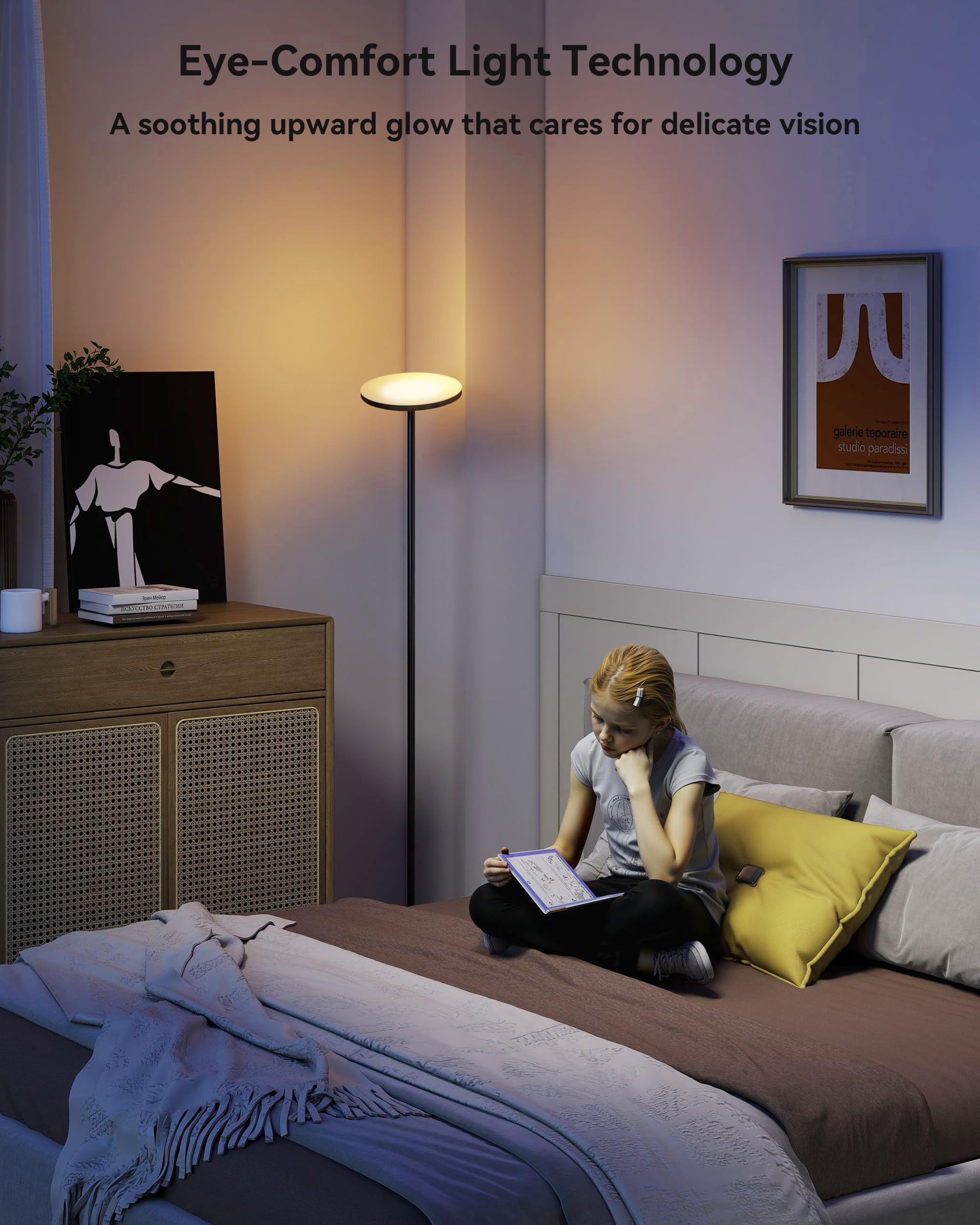 JOOFO angle-adjustable lamp directs light exactly where you need it for tasks.