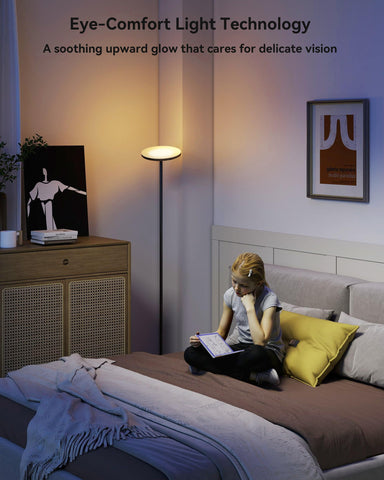 JOOFO angle-adjustable lamp directs light exactly where you need it for tasks.