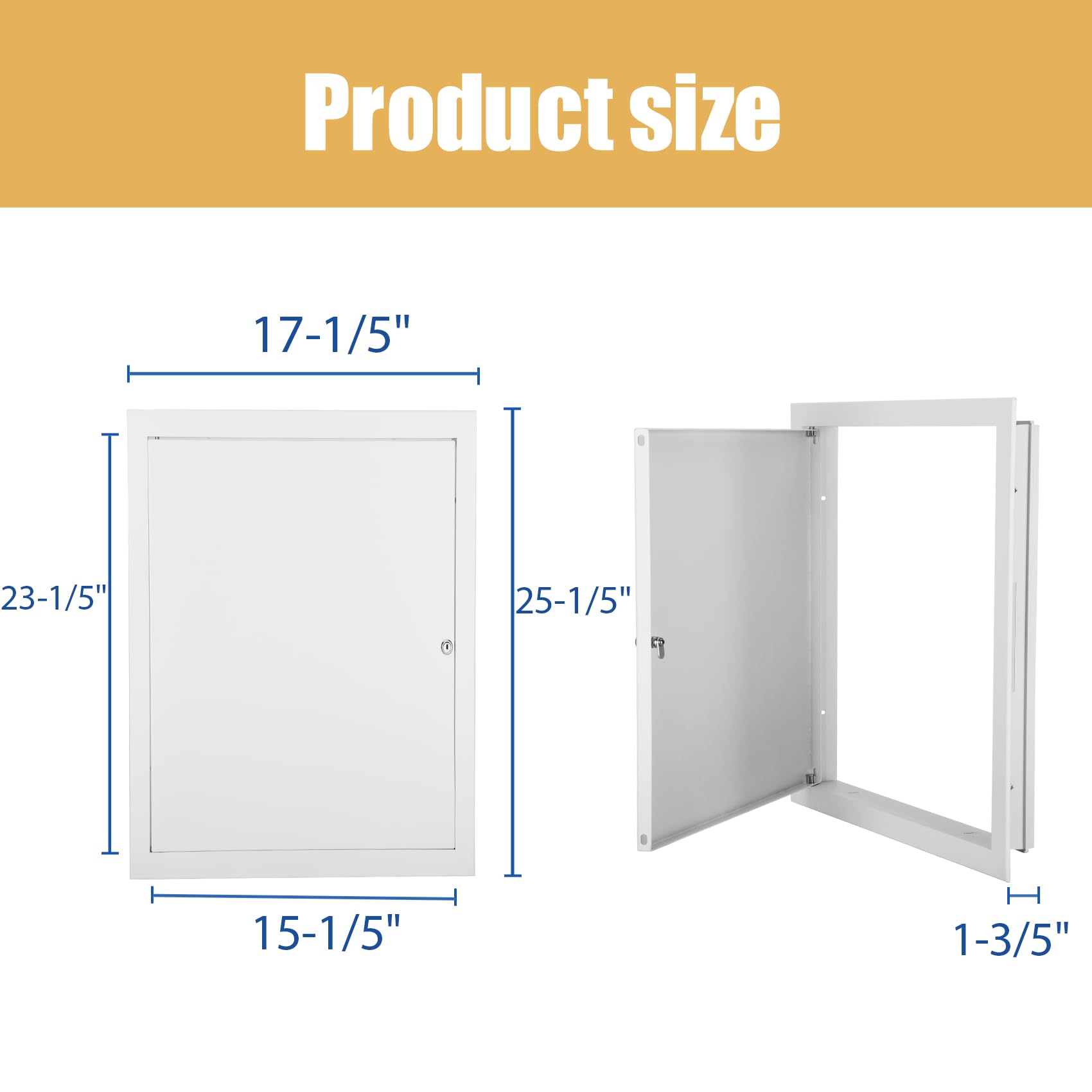 Joogto attic door 16x24 panel enables easy access while preserving interior aesthetics.
