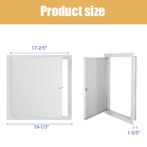 Joogto 18x18 metal access panel flush with drywall for clean aesthetics