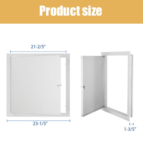 Joogto thickened 22x22 drywall access panel flush-fit design for neat ceilings