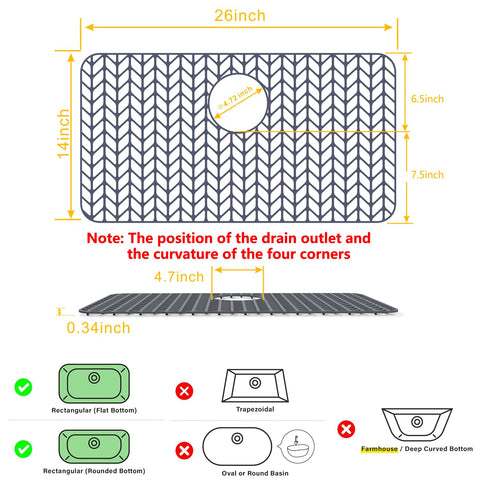JOOKKI sink mat is dishwasher-safe for effortless cleaning.