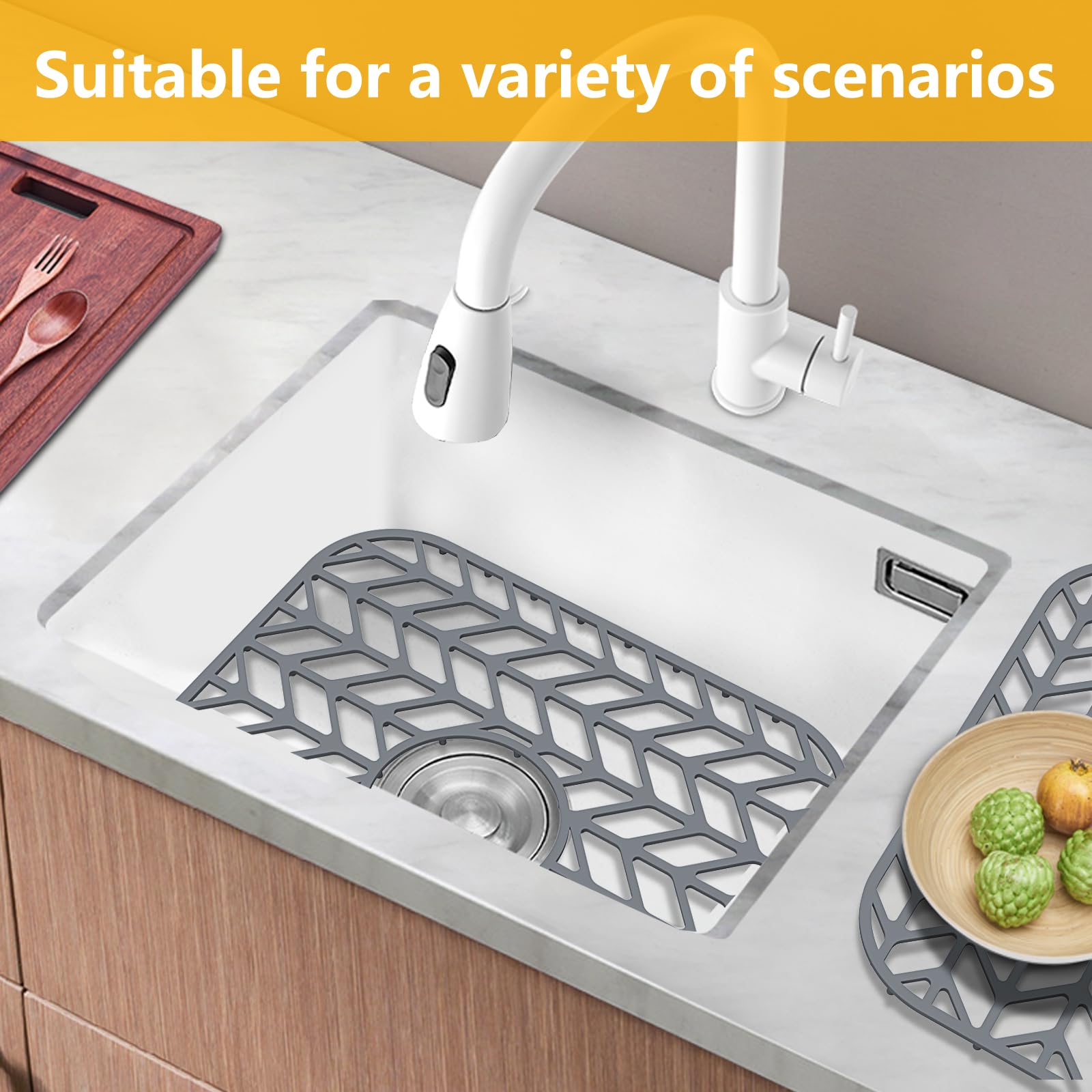 JOOKKI drying grid can air-dry dishes efficiently.