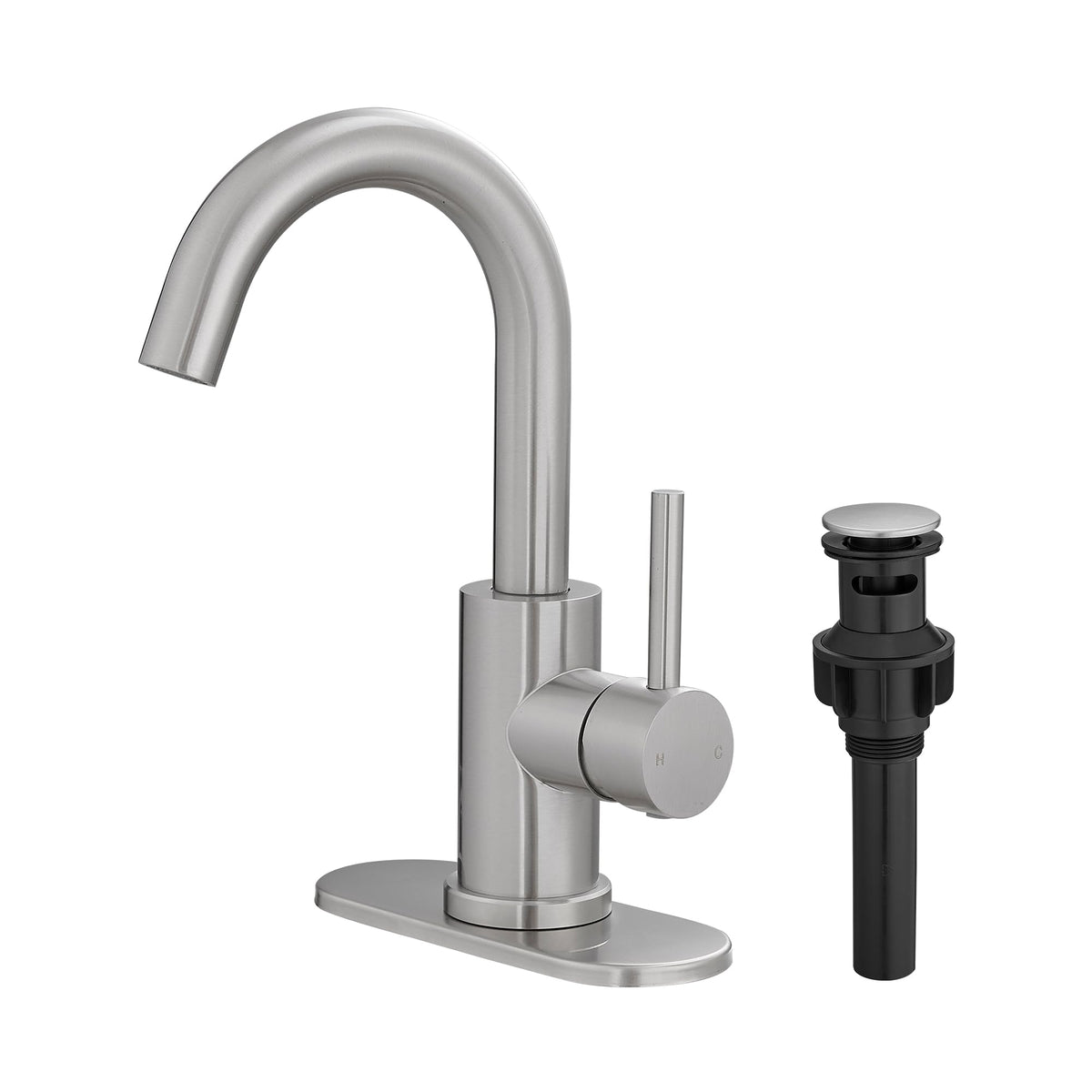 JOOM brushed bathroom faucet 360° swivel for flexible washing