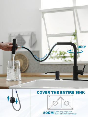 JOOM retractable PEX hose for easy maneuvering